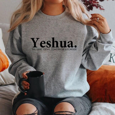 Vintage Yeshua Christian Sweatshirt Christian Apparel Faith